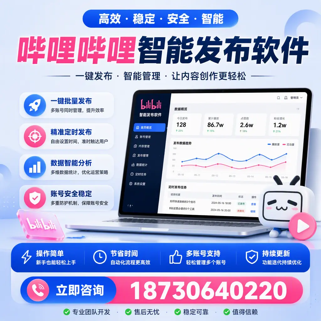 如何在 漳州 制定有效的哔哩哔哩智能发布策略